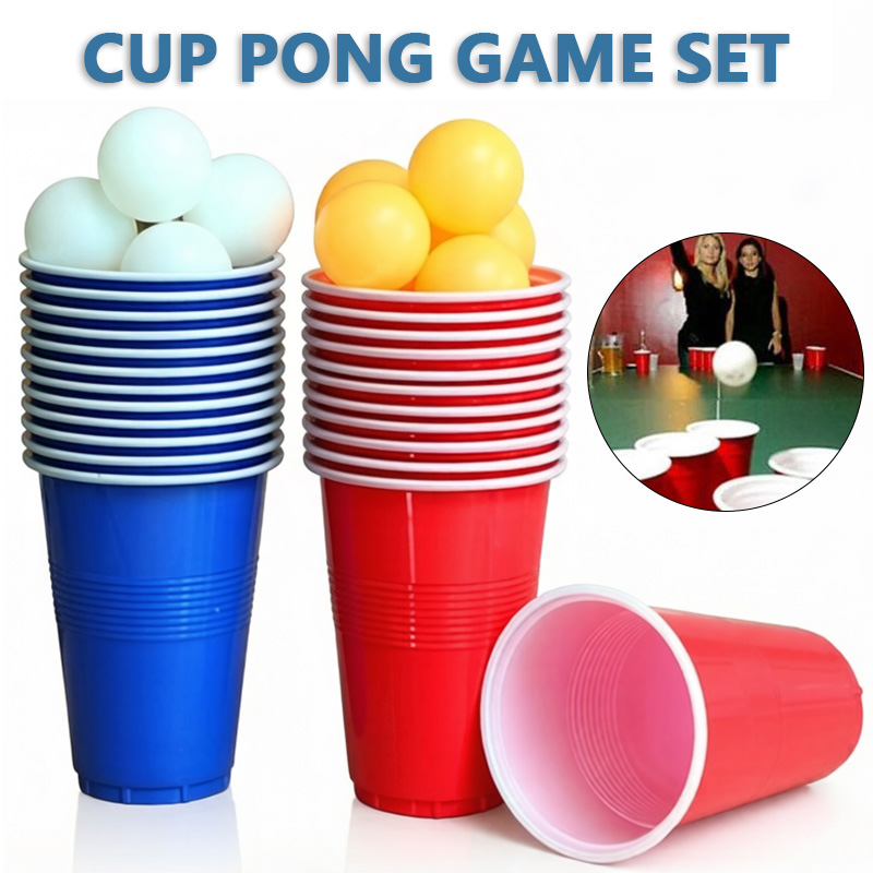Table Tennis Kit - Conjunto de Jogo Beer Pong e