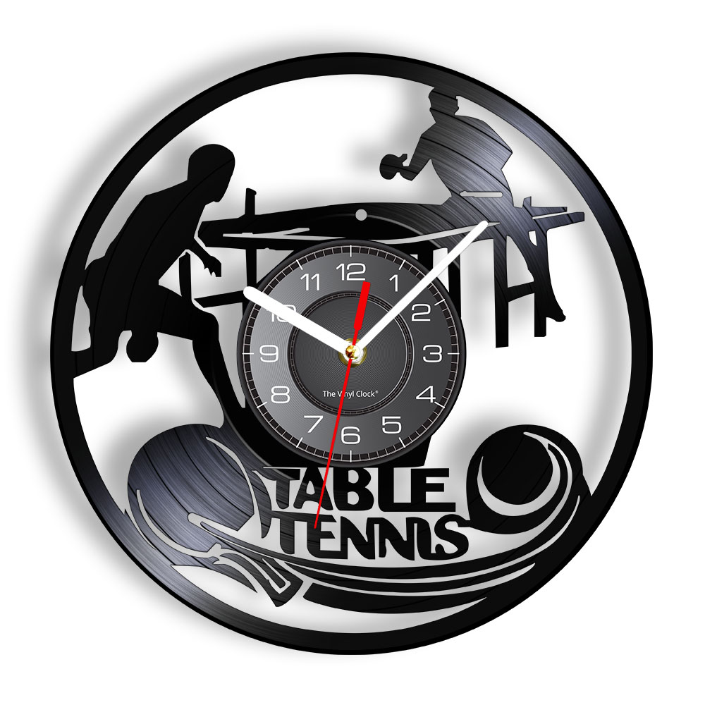 Table Tennis Dimension - Tênis de mesa relógio de parede