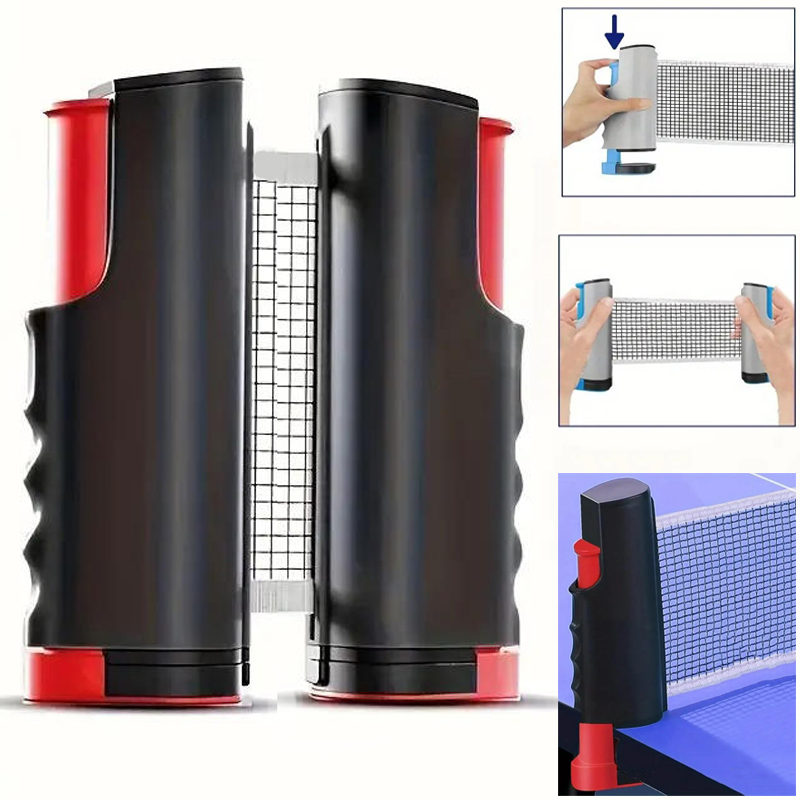 Table Tennis Kit - 2026 Novo Suporte Retrátil para Rede