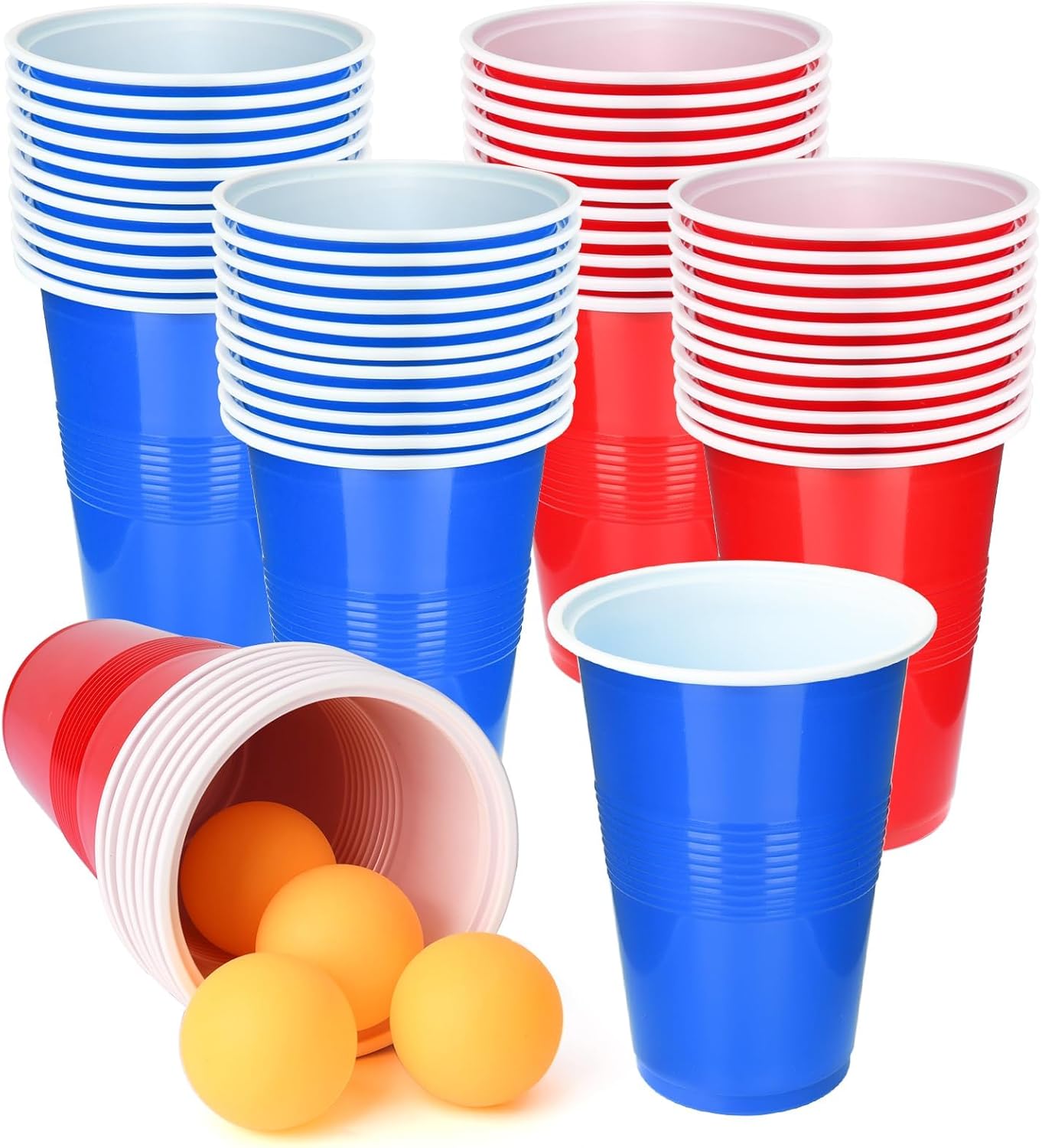 60 copos de festa de plástico  - Table Tennis Kit avaliação e preço